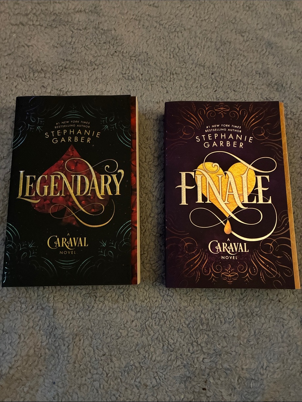 Legendary & Finale Book Set - Black and Purple Covers